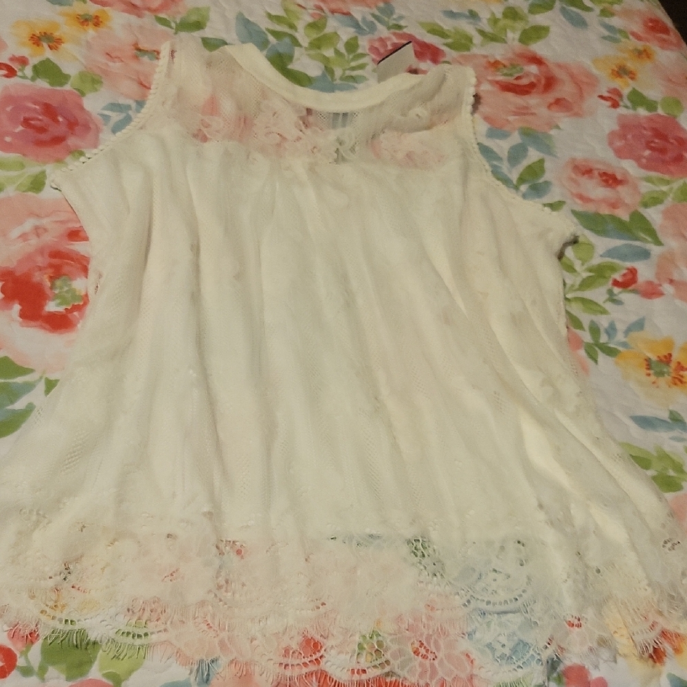 Final Price❗️Chic White Lace Women's Blouse